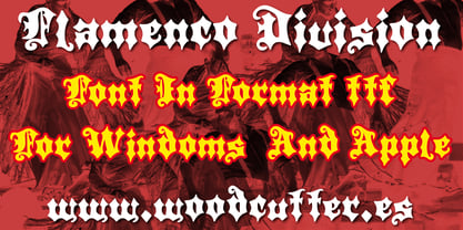 Flamenco Division Font Poster 3