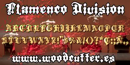 Flamenco Division Font Poster 5