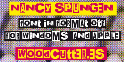 Nancy Spungen Font Poster 4