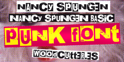 Nancy Spungen Font Poster 1