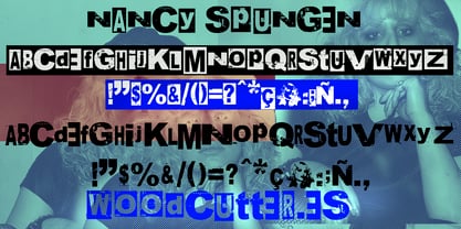 Nancy Spungen Font Poster 6