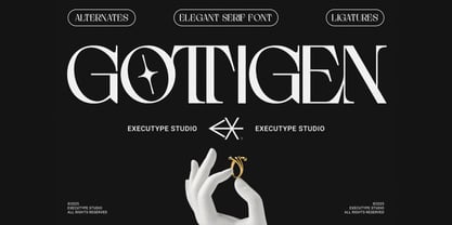 Gottigen Display Font Poster 1