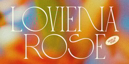 CCS Loviena Font Poster 1