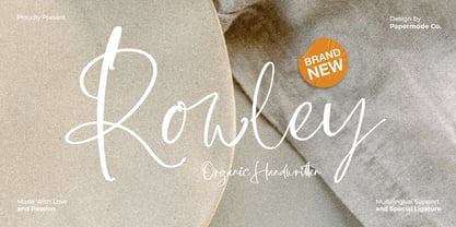 Rowley Font Poster 1