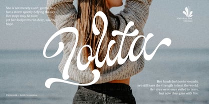 The Landing Shadow Font Poster 8