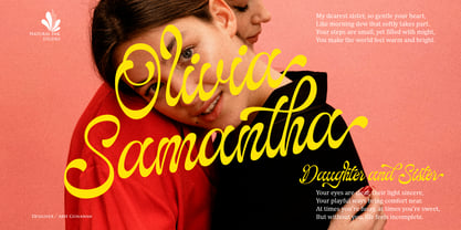 The Landing Shadow Font Poster 7