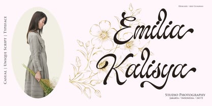 The Landing Shadow Font Poster 3