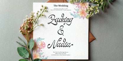 The Landing Shadow Font Poster 10