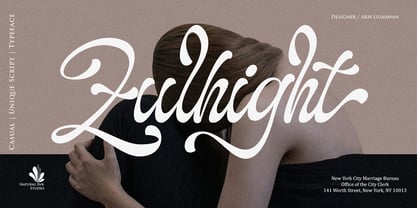 The Landing Shadow Font Poster 9