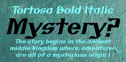 Tortosa Font Poster 6