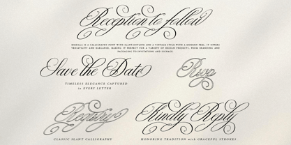 Mozilla Script Font Poster 2