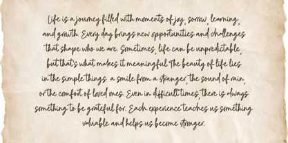 Honelly Font Poster 2