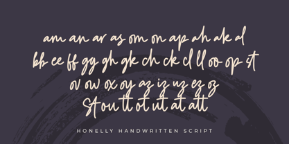 Honelly Font Poster 9