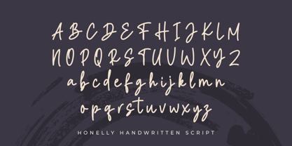 Honelly Font Poster 7