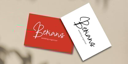 Renistian Signature Font Poster 5