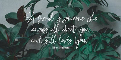 Renistian Signature Font Poster 3