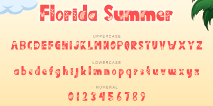 Florida Summer Font Poster 5