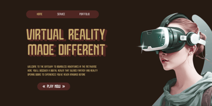 Cyber Techno Font Poster 4