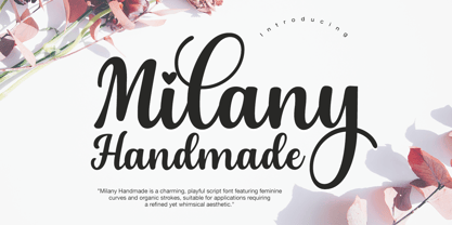 Milany Handmade Font Poster 1