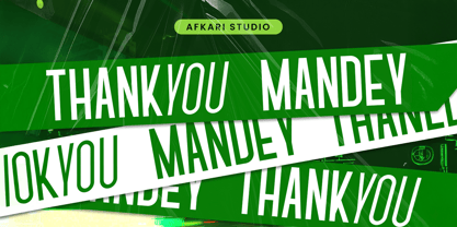 Mandey Font Poster 10