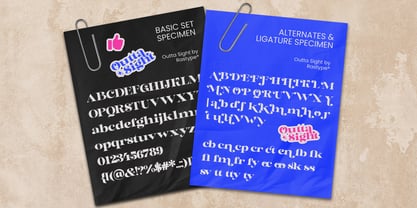 Outta Sight Font Poster 9