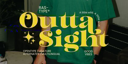 Outta Sight Font Poster 1
