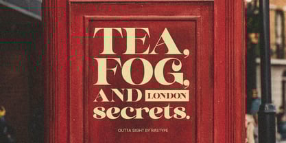 Outta Sight Font Poster 5