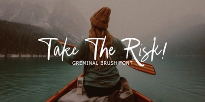 Greminal Signature Brush Font Poster 7