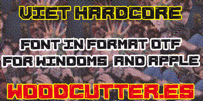 Viet Hardcore Font Poster 3