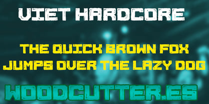 Viet Hardcore Font Poster 2