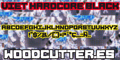 Viet Hardcore Font Poster 5