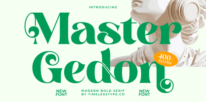 Master Gedon Font Poster 1