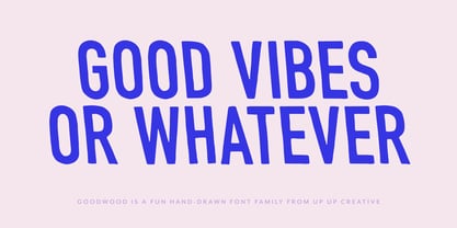 Goodwood Font Poster 12