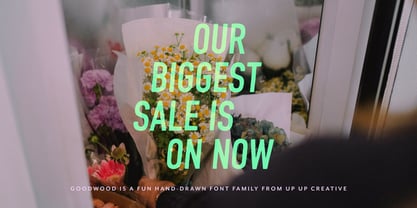 Goodwood Font Poster 14