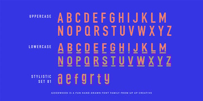 Goodwood Font Poster 2