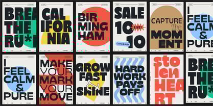 Facers Font Poster 6