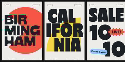 Facers Font Poster 14