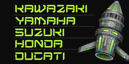 Aliensrobot Cyberpunk Font Poster 5