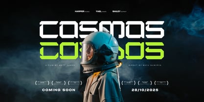 Aliensrobot Cyberpunk Font Poster 3