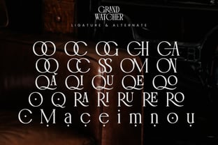 Grand Watcher Font Poster 11