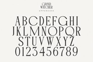 Grand Watcher Font Poster 10