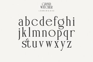 Grand Watcher Font Poster 12