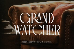 Grand Watcher Font Poster 1