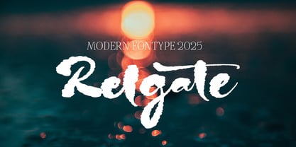 Relgate Font Poster 1