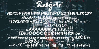Relgate Font Poster 7