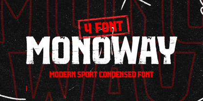 Monoway Font Poster 1