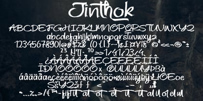 Jinthok Font Poster 7