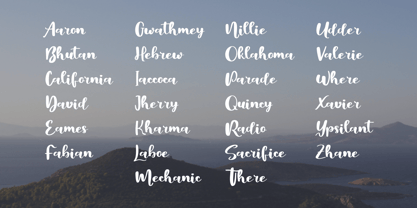 FA Magnilovas Font Poster 7