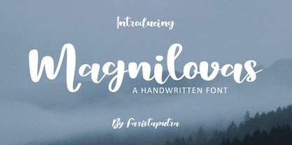 FA Magnilovas Font Poster 1