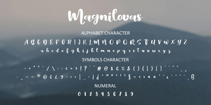 FA Magnilovas Font Poster 8